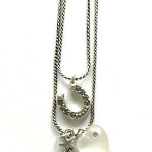 Brighton Lady Luck Charm Two Tier Necklace